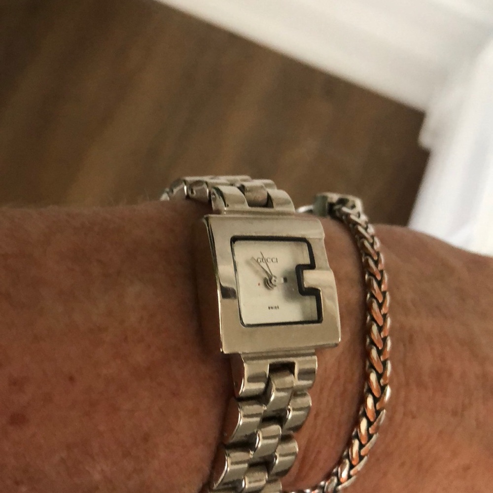 Silver watch